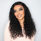HD Lace Curly T-Part Lace Human Hair Wig | 8"-14"
