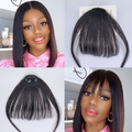 Body Wave Human Hair Wig - Blonde with Bangs | 10"-28"
