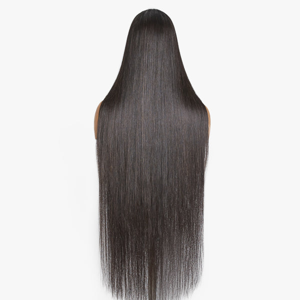 Glueless HD Lace Straight T-Part Lace Human Hair Wig - Blonde 180% Density | 10"-28"