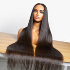 Glueless HD Lace Straight T-Part Lace Human Hair Wig - Blonde 180% Density | 10"-28"