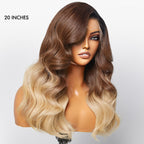 Glueless HD Lace Loose Wave T-Part Lace Human Hair Wig - Red | 10"-28"