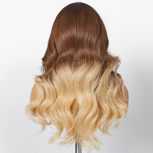 Glueless HD Lace Loose Wave T-Part Lace Human Hair Wig - Red | 10"-28"