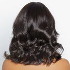 Glueless Bob Human Hair Wig with Bangs | 8"-14"