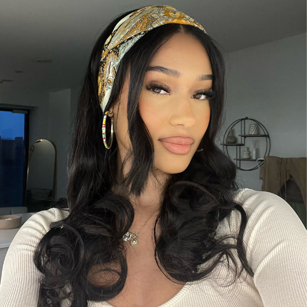 Glueless HD Lace Loose Wave T-Part Lace Human Hair Wig with Bangs | 10"-28"
