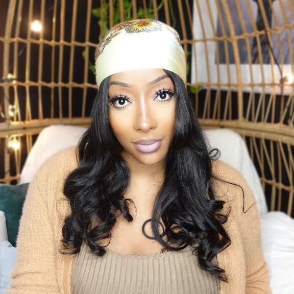 Glueless HD Lace Loose Wave T-Part Lace Human Hair Wig with Bangs | 10"-28"