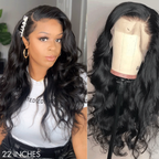 Glueless Straight T-Part Lace Human Hair Wig - Blonde Pre-Plucked 180% Density | 8"-14"