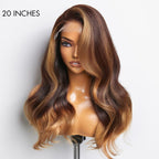 Glueless HD Lace Loose Wave T-Part Lace Human Hair Wig - Red | 10"-28"