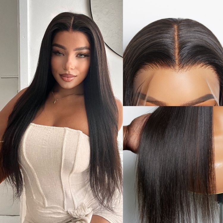 Straight Full Lace Human Hair Wig - Blonde | 10"-28"