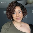 Glueless HD Lace Pixie T-Part Lace Human Hair Wig | 8"-14"