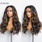 Glueless HD Lace Loose Wave T-Part Lace Human Hair Wig - Red | 10"-28"