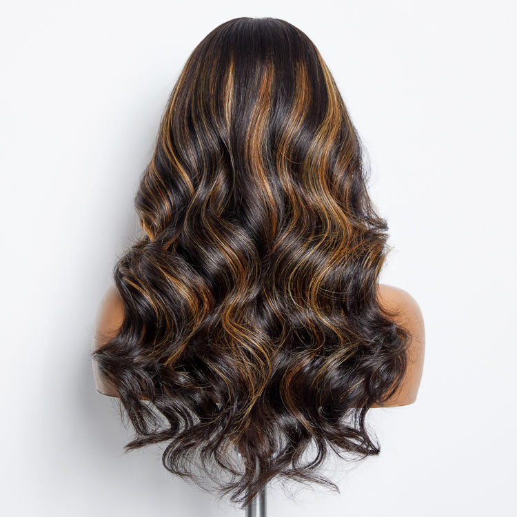 Glueless Loose Wave 5X5 Closure Human Hair Wig with Bangs | 10"-28"