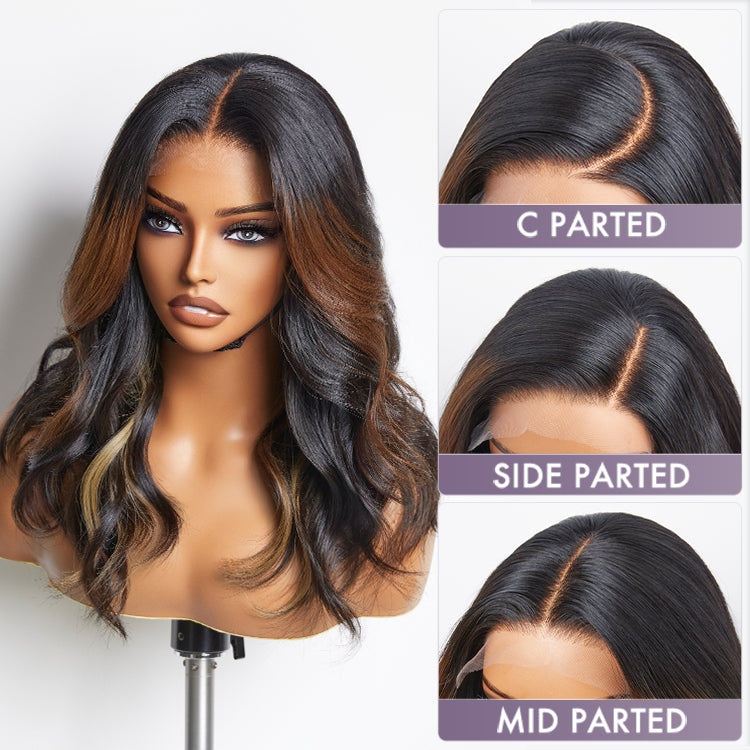 Glueless HD Lace Layered T-Part Lace Human Hair Wig - Red | 10"-28"