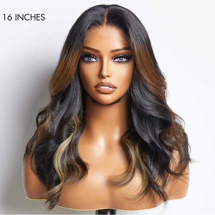 Glueless HD Lace Layered T-Part Lace Human Hair Wig - Red | 10"-28"