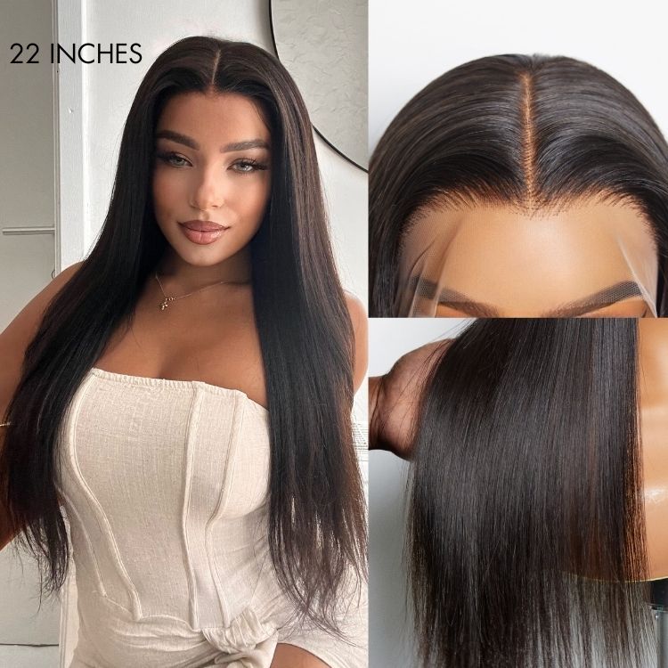 Straight Full Lace Human Hair Wig - Blonde | 10"-28"