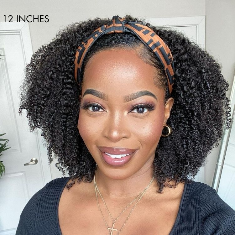 Glueless Curly Human Hair Wig | 10"-28"