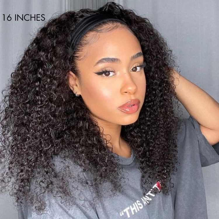 Glueless Curly Human Hair Wig | 10"-28"