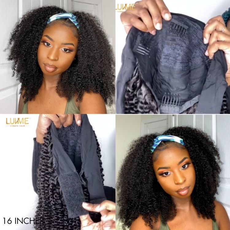 Glueless Curly Human Hair Wig | 10"-28"