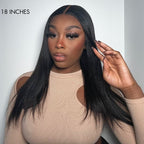 Glueless HD Lace Straight T-Part Lace Human Hair Wig - Blonde 180% Density | 8"-14"