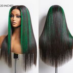 Glueless Straight 5X5 Closure Human Hair Wig - Red | 10"-28"