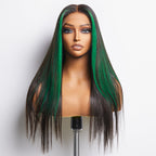 Glueless Straight 5X5 Closure Human Hair Wig - Red | 10"-28"