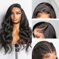 Glueless HD Lace Body Wave T-Part Lace Human Hair Wig - Blonde Pre-Plucked | 10"-28"