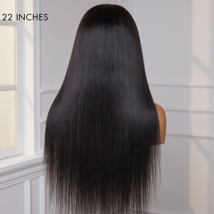 Glueless HD Lace Kinky Straight T-Part Lace Human Hair Wig | 10"-28"