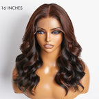 Glueless HD Lace Loose Wave T-Part Lace Human Hair Wig - Red | 10"-28"