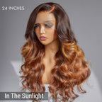 Glueless Body Wave 13X4 Frontal Human Hair Wig - Red | 10"-28"