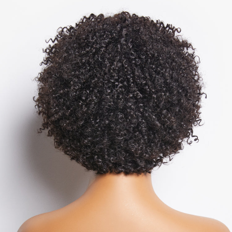 Glueless Pixie Human Hair Wig - Red | 8"-14"