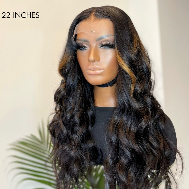 Glueless HD Lace Loose Wave T-Part Lace Human Hair Wig - Red | 10"-28"