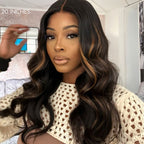 Glueless HD Lace Loose Wave T-Part Lace Human Hair Wig - Red | 10"-28"
