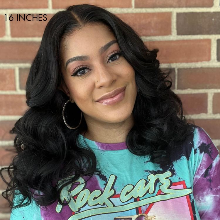 Glueless HD Lace Loose Wave 5X5 Closure Human Hair Wig | 10"-28"