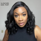 Glueless HD Lace Loose Wave 5X5 Closure Human Hair Wig | 10"-28"
