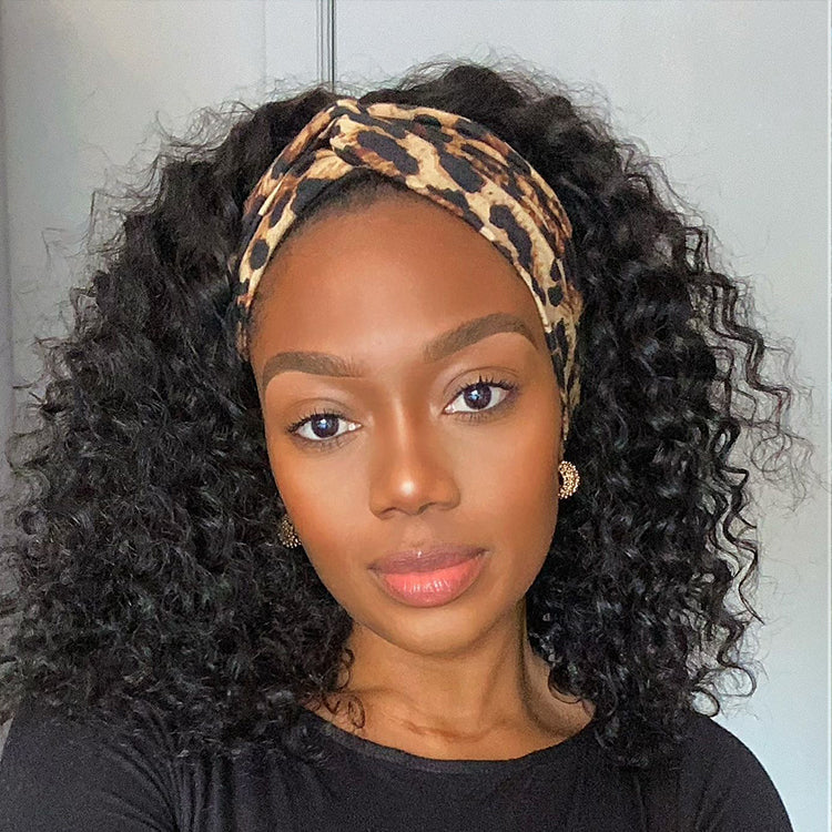 Glueless Bob Headband Human Hair Wig | 8"-14"