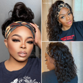 Glueless Bob Headband Human Hair Wig | 8"-14"