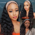 Glueless Bob Headband Human Hair Wig | 8"-14"