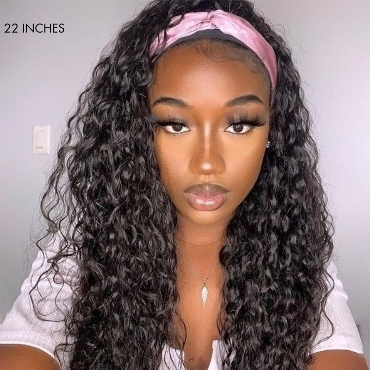 Glueless Bob Headband Human Hair Wig | 8"-14"