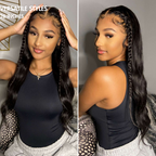 Glueless HD Lace Straight T-Part Lace Human Hair Wig - Blonde | 10"-28"