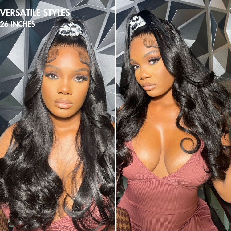 Glueless Straight T-Part Lace Human Hair Wig - Blonde | 10"-28"