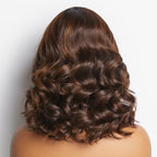 Glueless HD Lace Loose Wave T-Part Lace Human Hair Wig - Red | 8"-14"