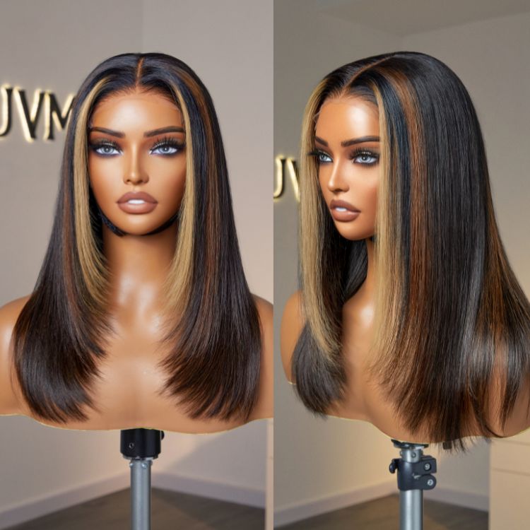 Glueless HD Lace Layered T-Part Lace Human Hair Wig - Red | 10"-28"
