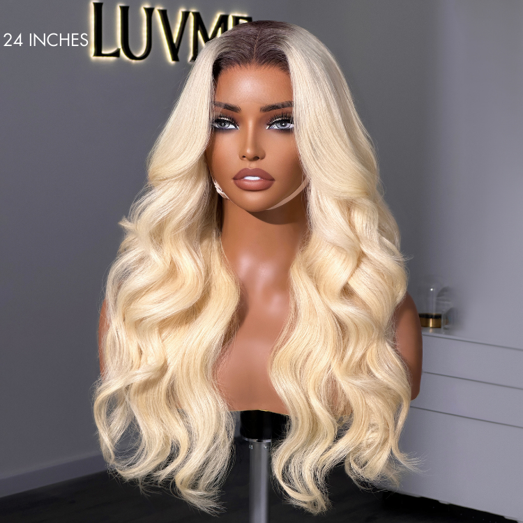 Glueless HD Lace Loose Wave T-Part Lace Human Hair Wig - Red | 10"-28"