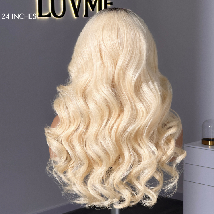 Glueless HD Lace Loose Wave T-Part Lace Human Hair Wig - Red | 10"-28"