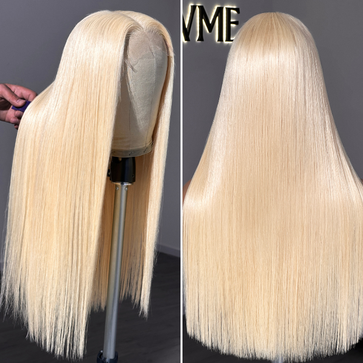 Glueless HD Lace Straight T-Part Lace Human Hair Wig - Red 180% Density | 10"-28"