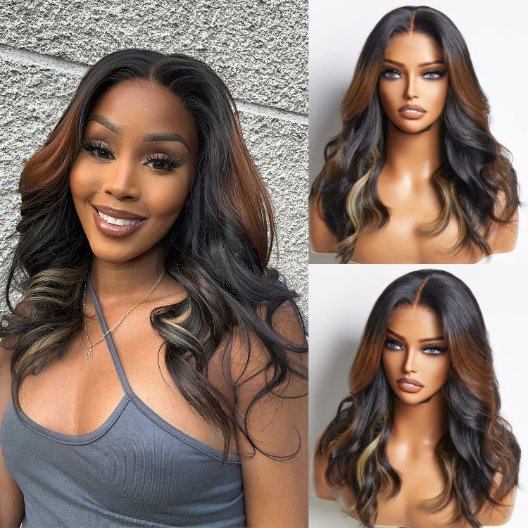 Glueless HD Lace Layered T-Part Lace Human Hair Wig - Red | 10"-28"