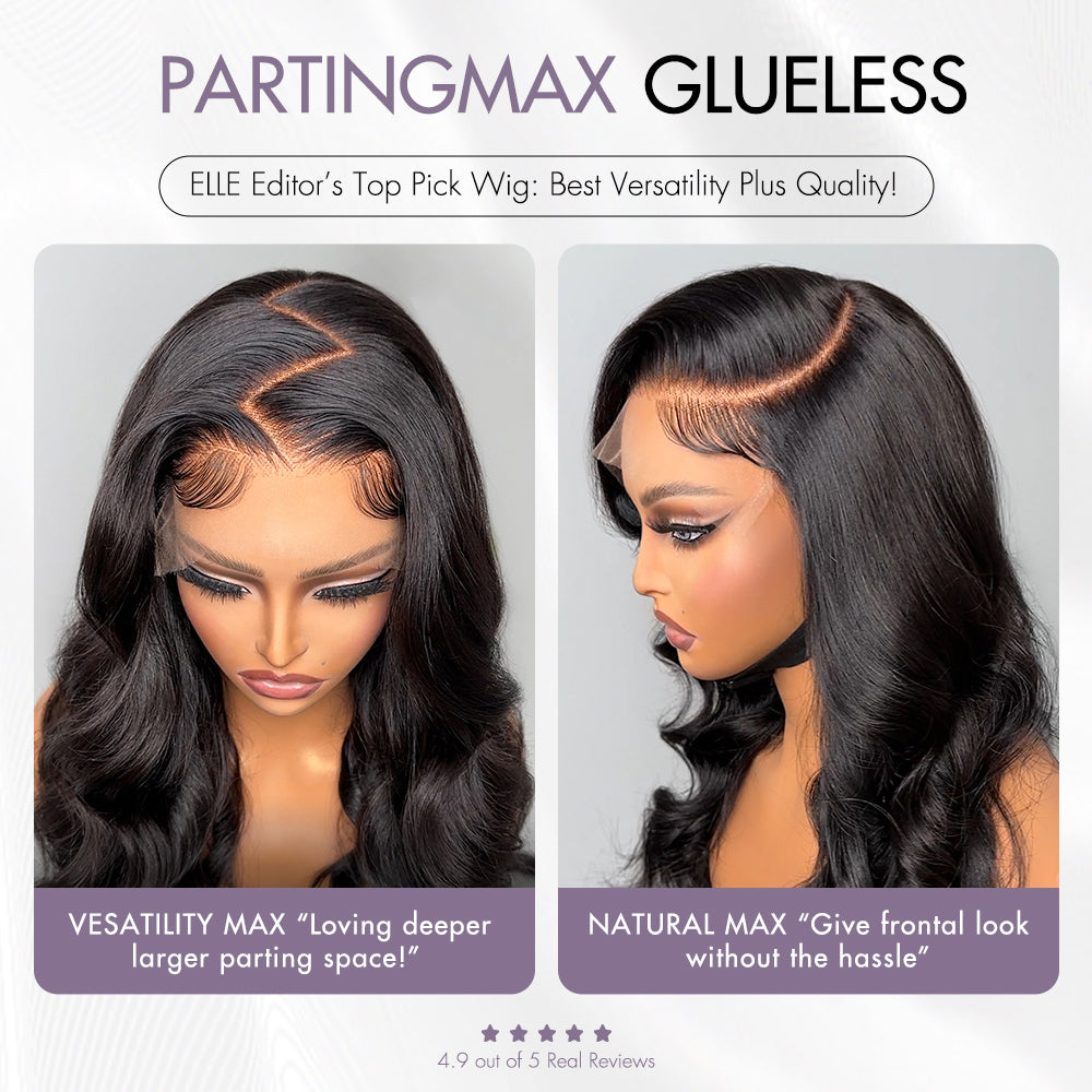 Glueless HD Lace Body Wave T-Part Lace Human Hair Wig - Blonde Pre-Plucked | 10"-28"