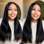 Straight V-Part Human Hair Wig | 10"-28"
