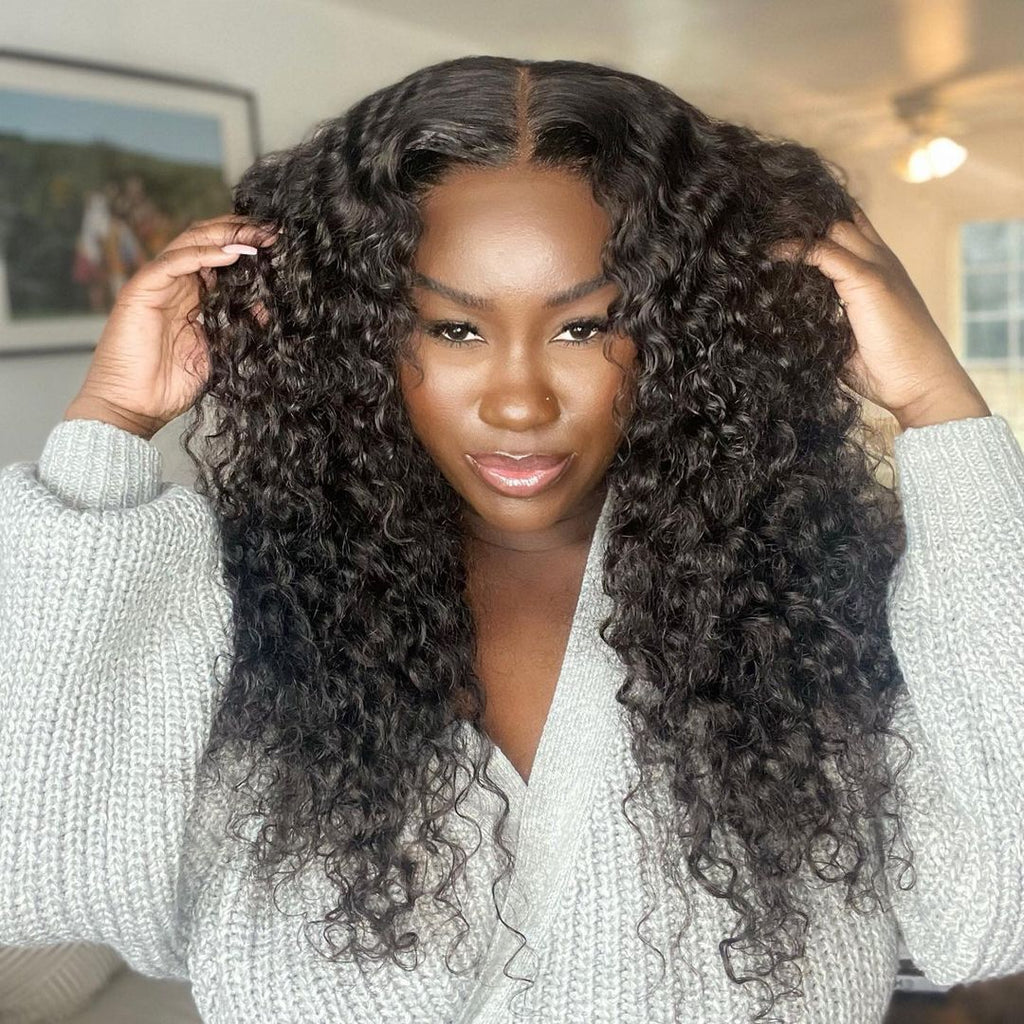 Loose Wave V-Part Human Hair Wig | 10"-28"