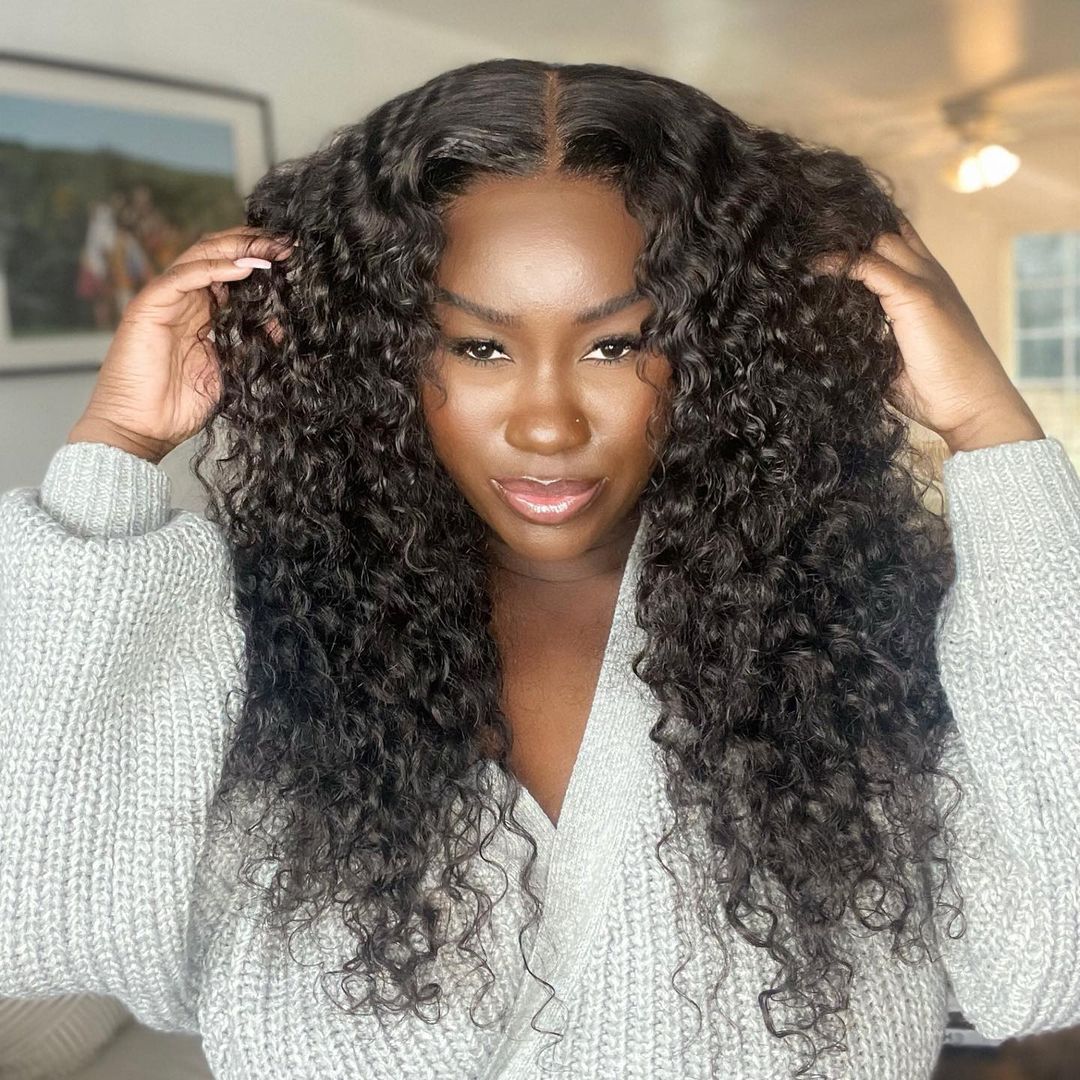 Loose Wave V-Part Human Hair Wig | 10"-28"