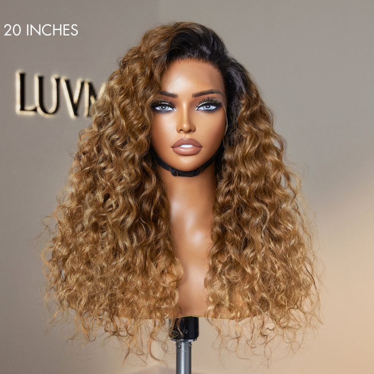 Glueless Loose Wave 13X4 Frontal Human Hair Wig - Ombre | 10"-28"